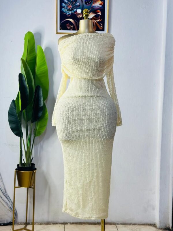 Maxi Dress long-sleeved