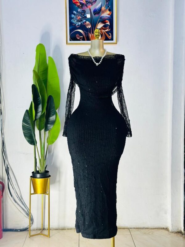 Maxi Dress long-sleeved