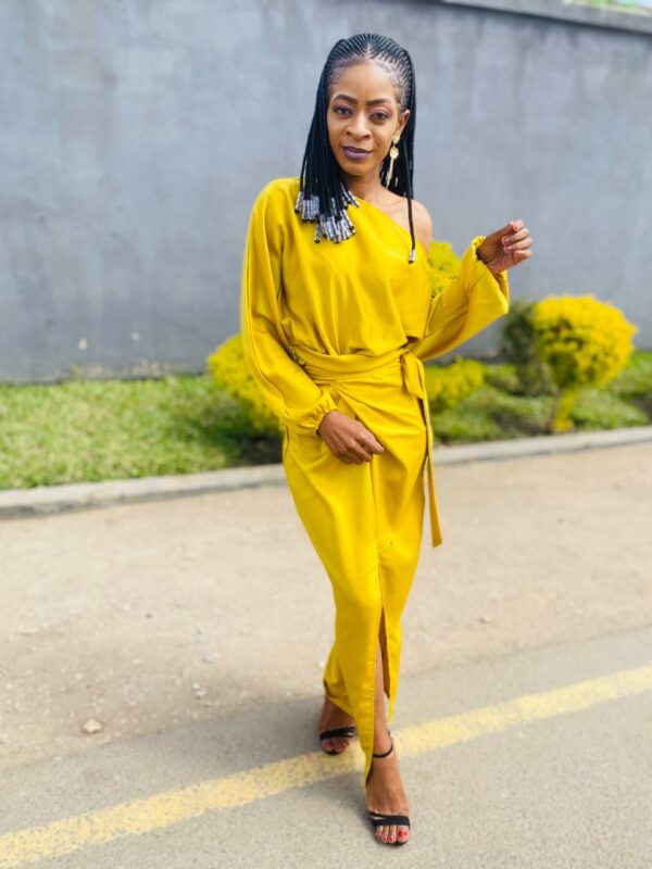 Silk Dress Long Sleaved